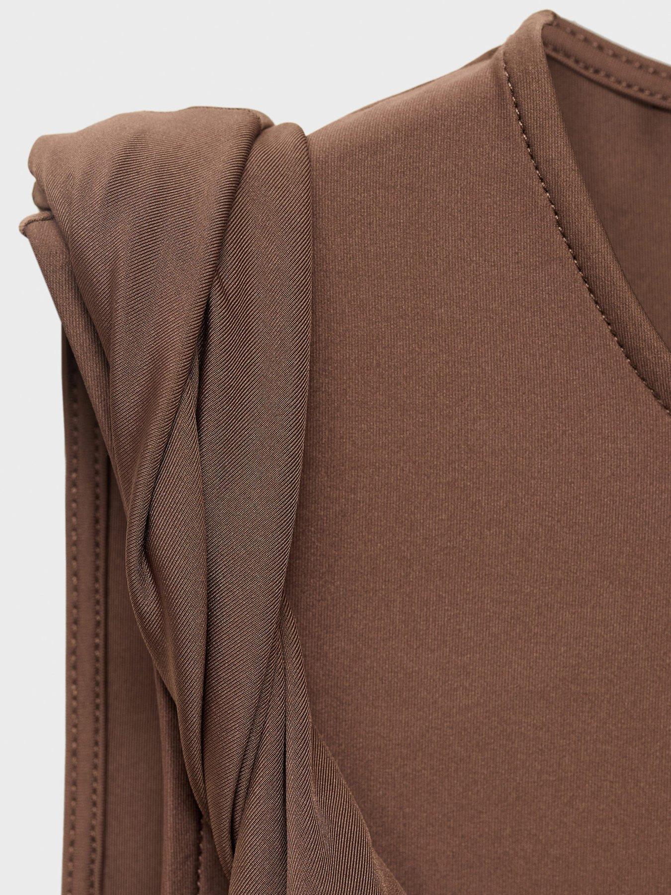mango-supriya-lele-x-draped-dress-with-asymmetrical-straps-browndetail