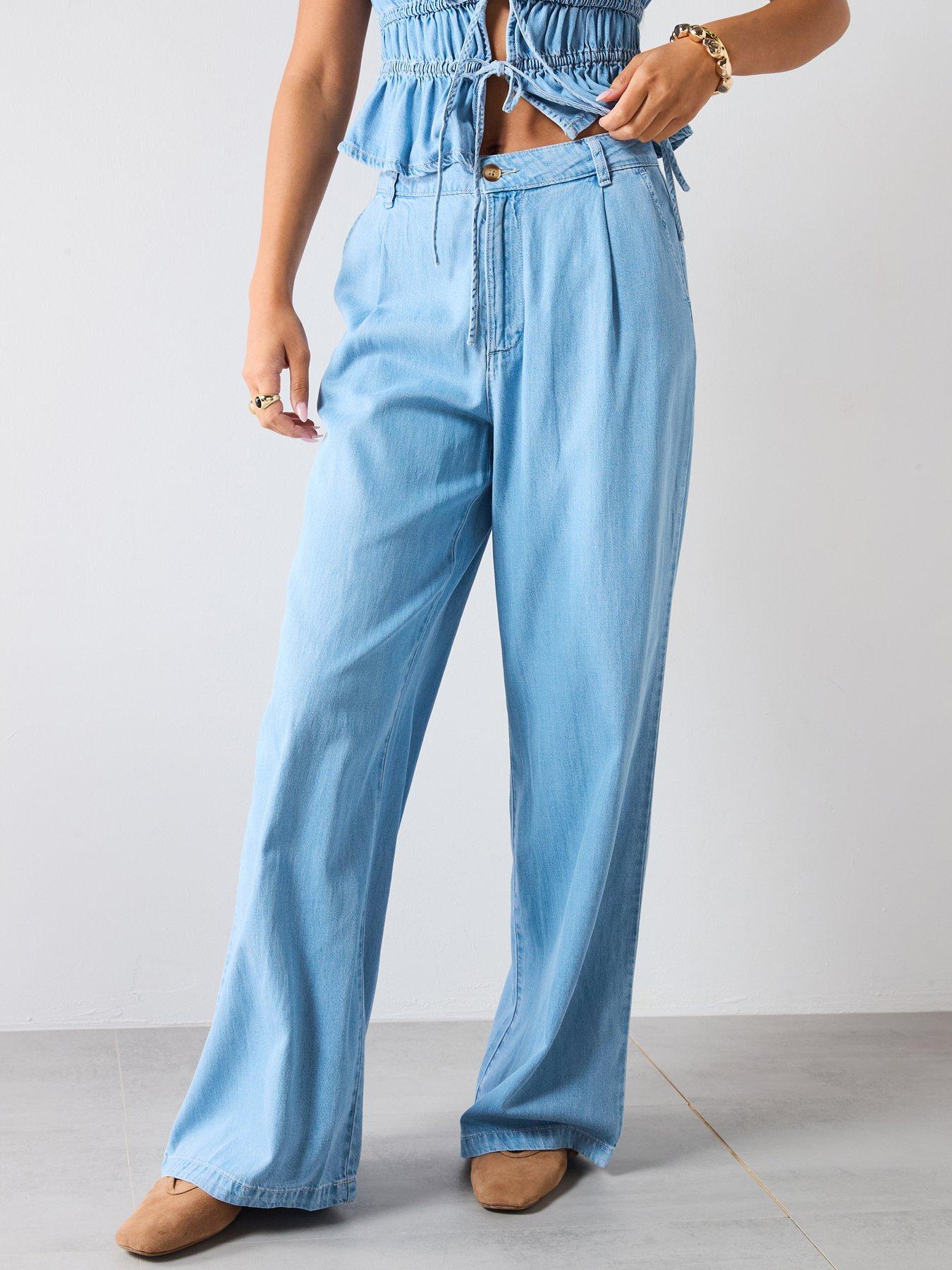 mango-soft-denim-wide-leg-jeans--blue