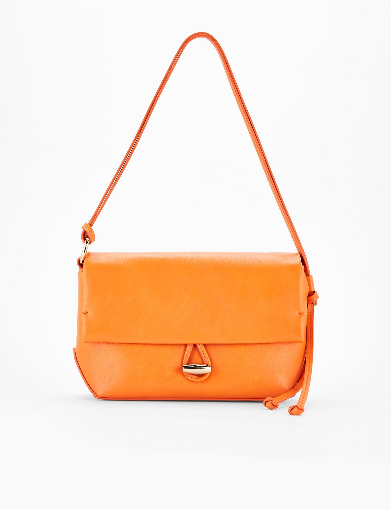 undefined Shoulder Bag With Strap - Orange