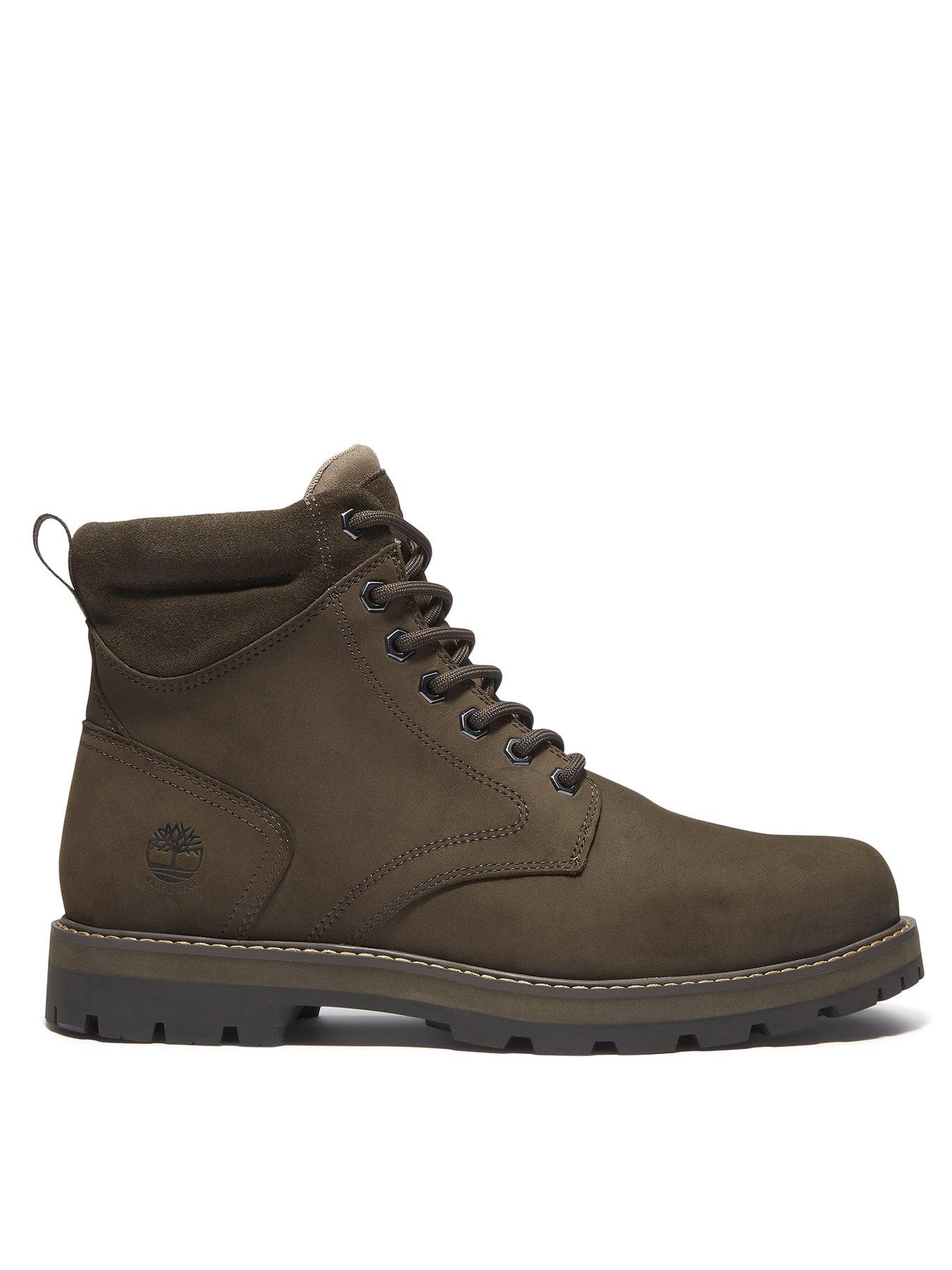 Timberland Britton Road Waterproof Lace Up Boots- Dark Brown