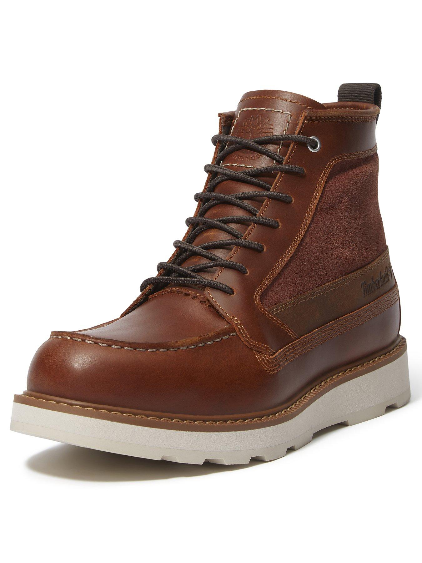 Image 2 of 7 of Timberland Britton Mills Casual Waterproof Chukka Boots- Dark Brown