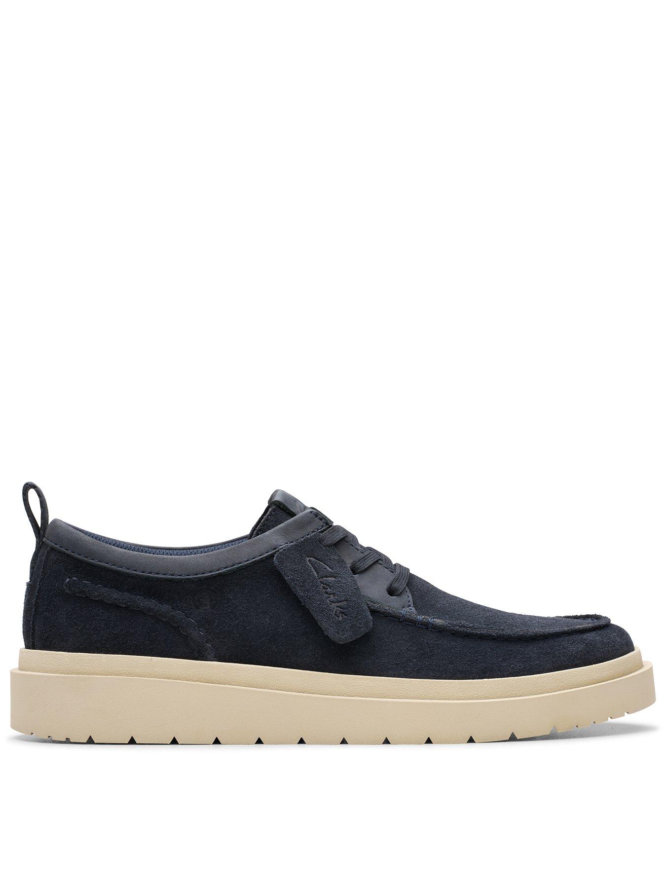 clarks-polden-moc-casual-lace-up-shoes-navyfront