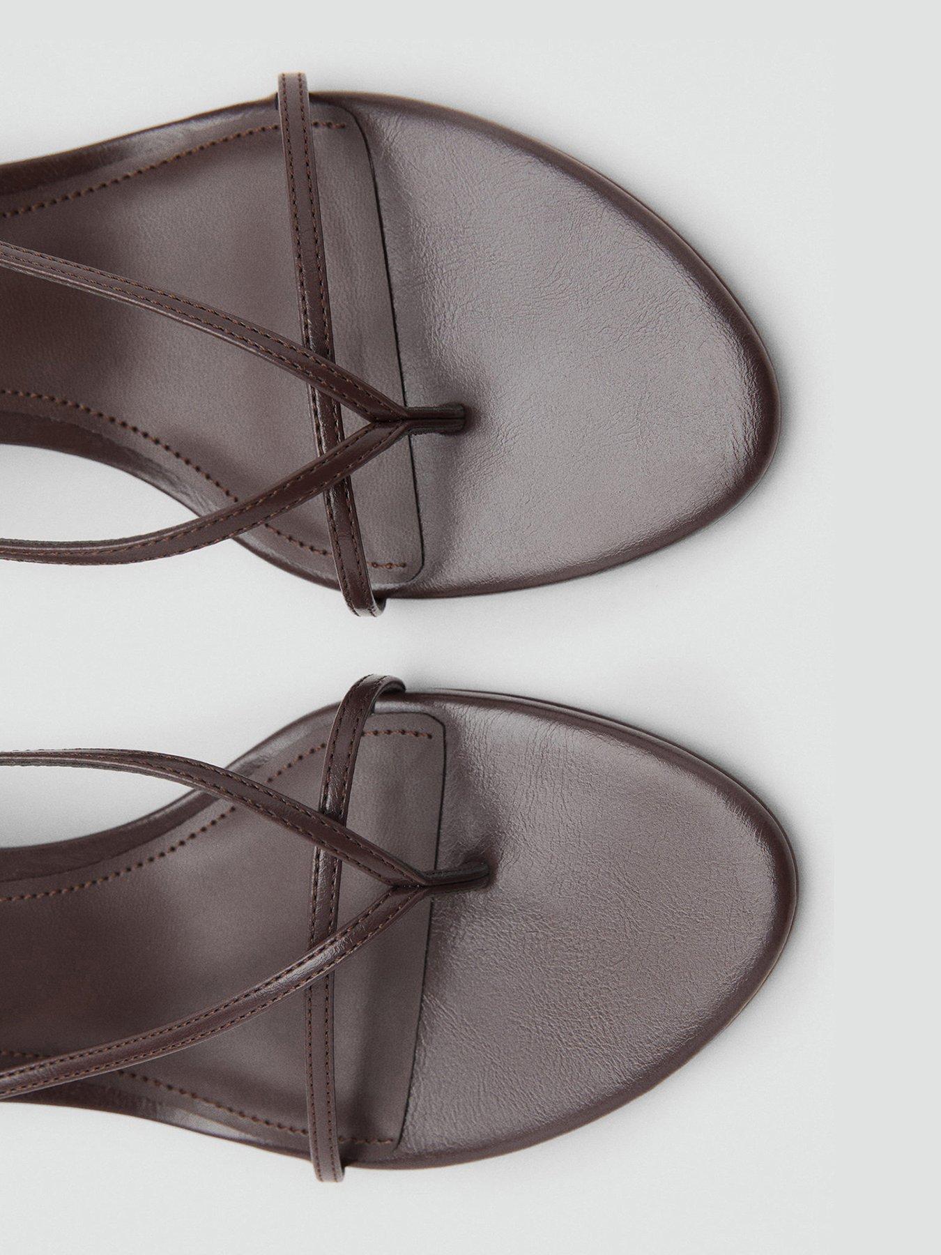 mango-heeled-sandals-with-thin-strap-dark-brownoutfit
