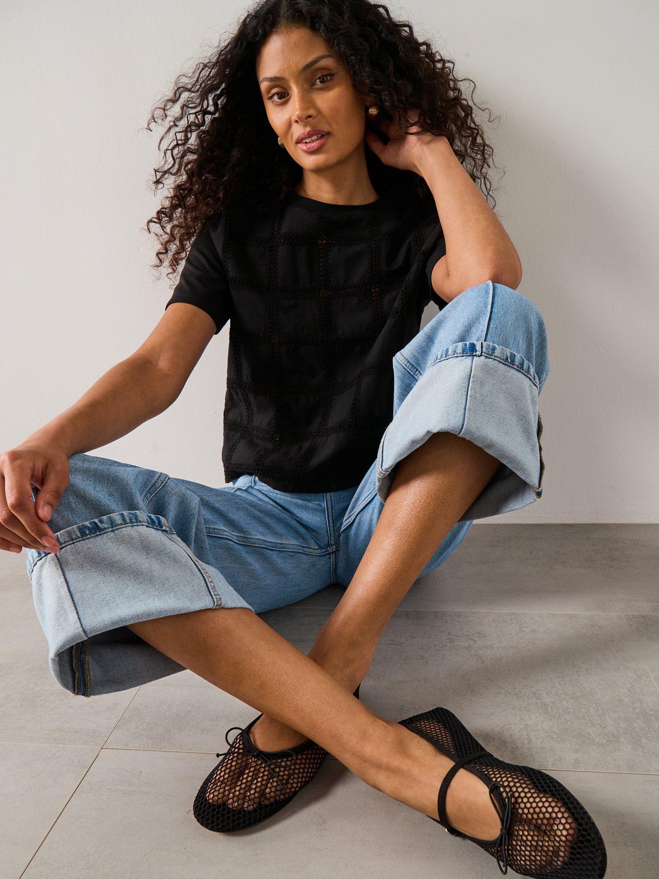 mango-wide-leg-crop-jeans-with-turned-up-hem-blueoutfit