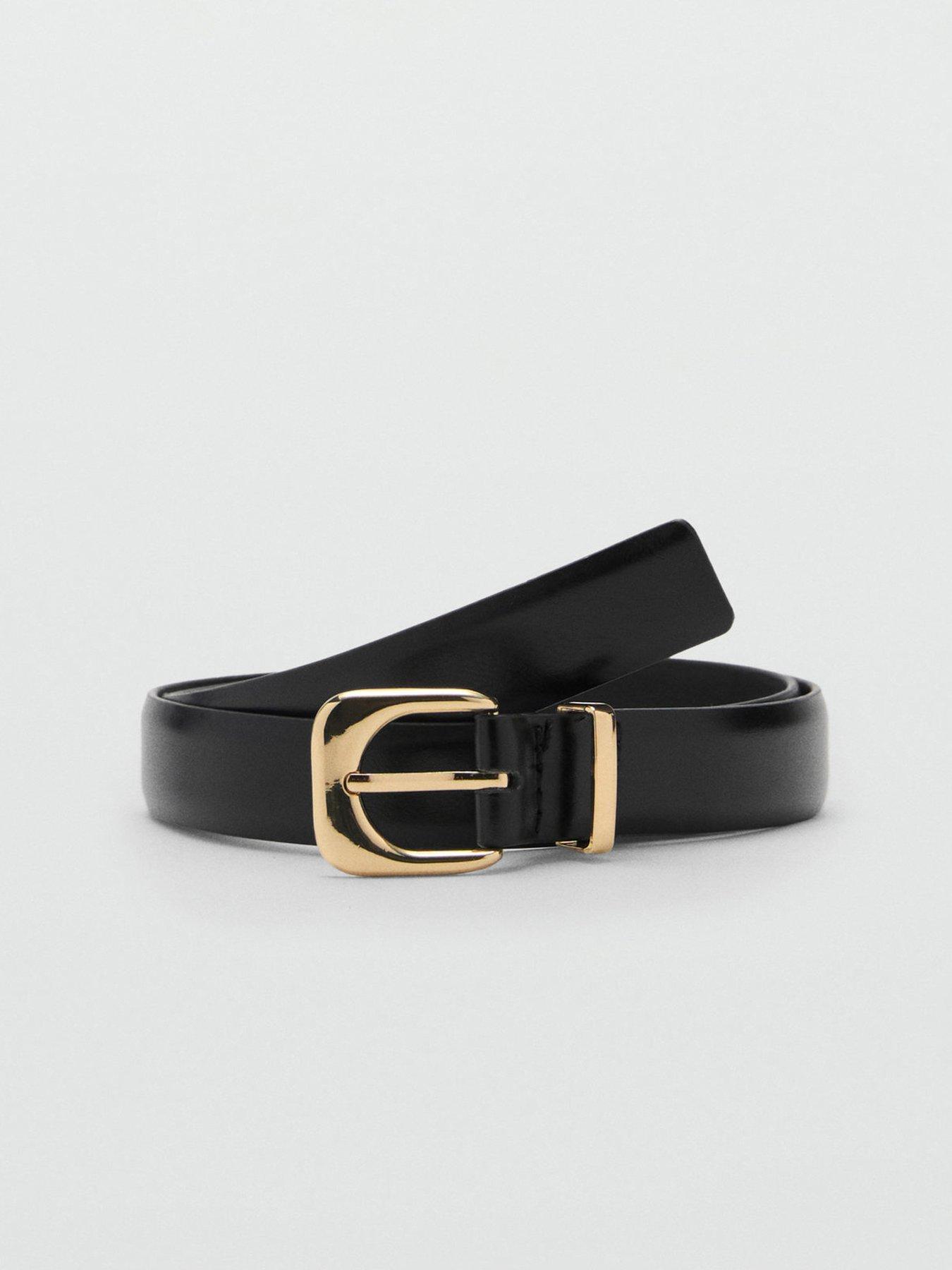 mango-leather-effect-belt-with-buckle-blackoutfit