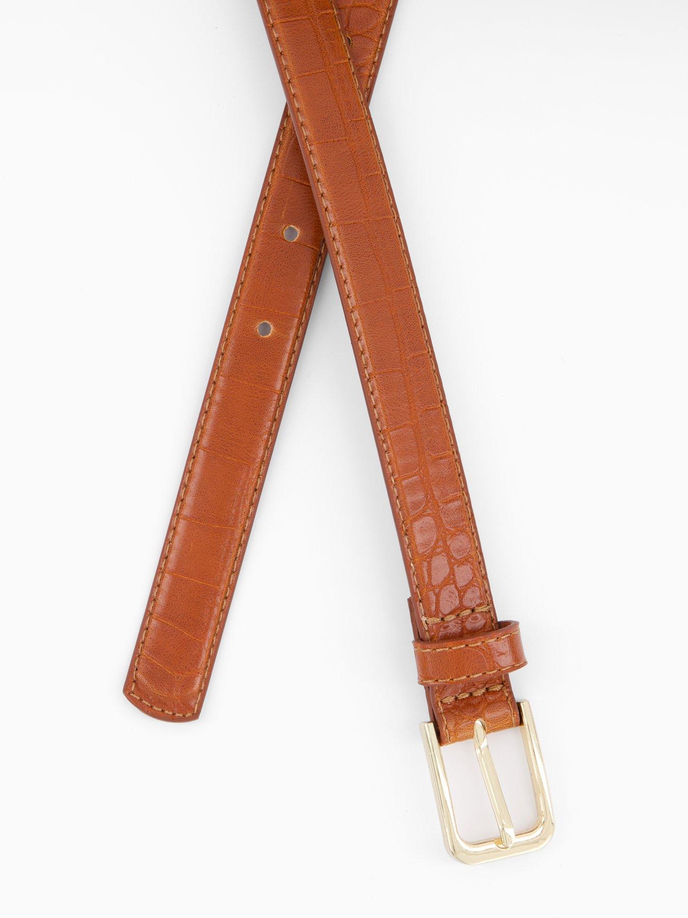 mango-fine-croco-leather-effect-belt-browndetail