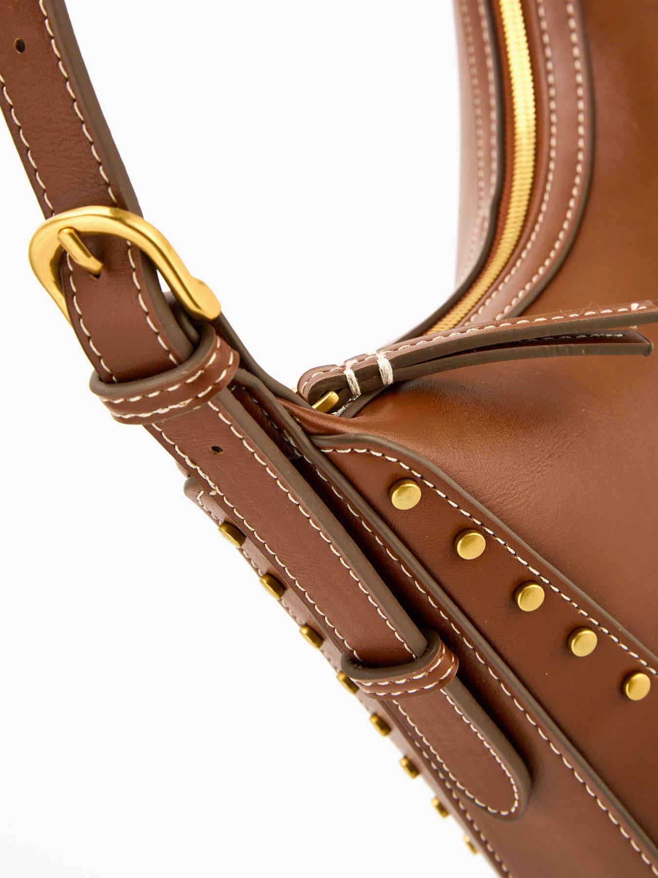 mango-large-studded-shoulder-bag-browndetail