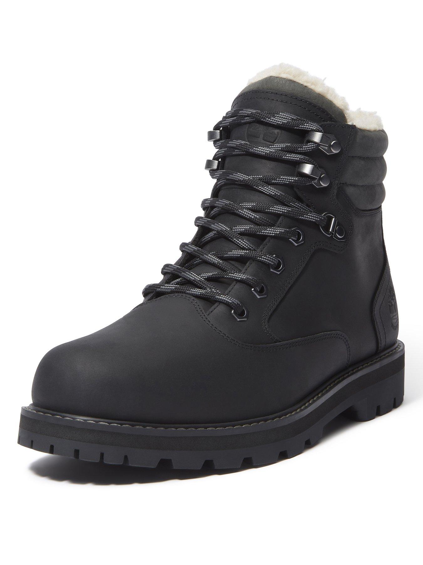 Image 2 of 7 of Timberland Britton Road Lined Waterproof Lace Up Boots- Black