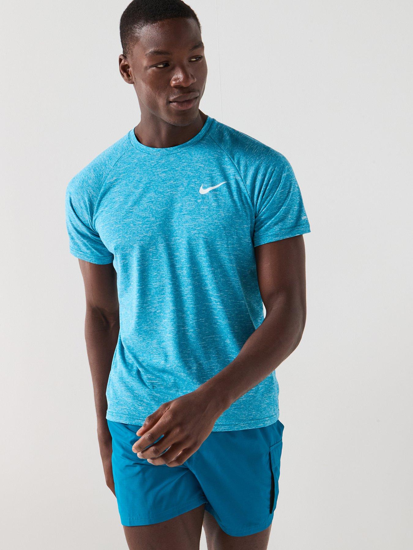 Nike Mens Short Sleeve Hydroguard T Shirt - Blue
