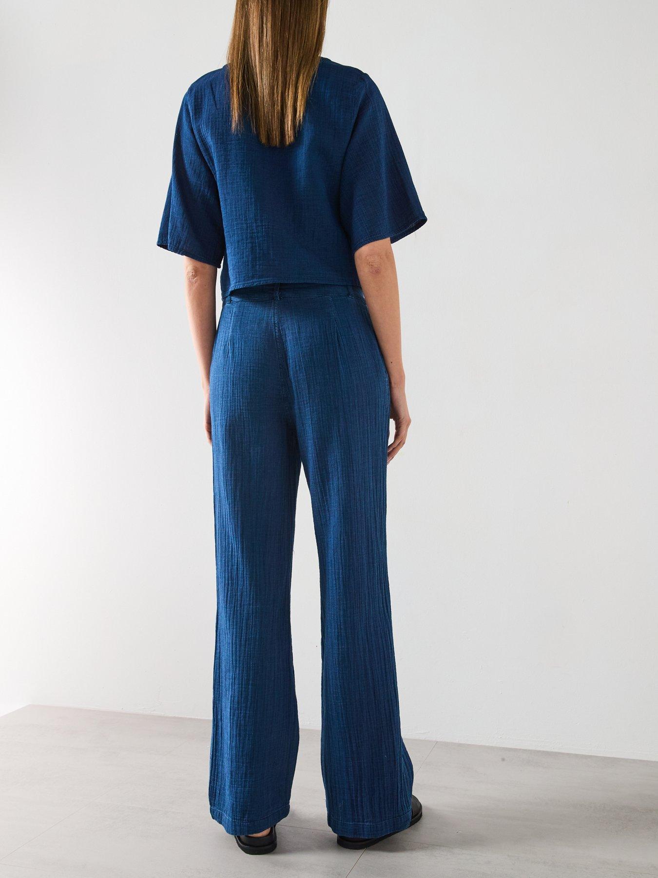mango-high-waisted-soft-denim-pants-dark-bluestillFront