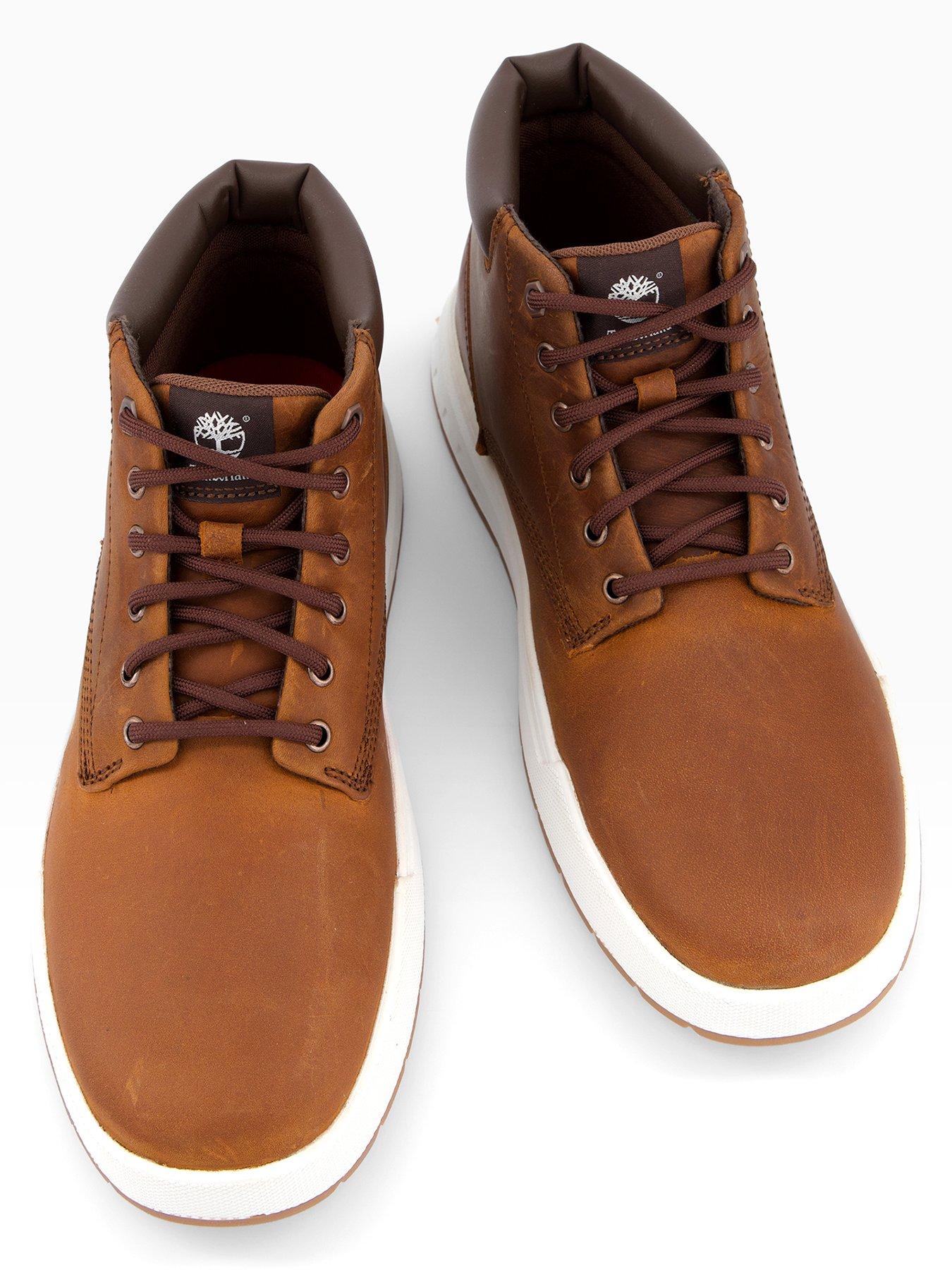 Image 4 of 8 of Timberland Maple Grove Mid Lace Up Boots - Brown