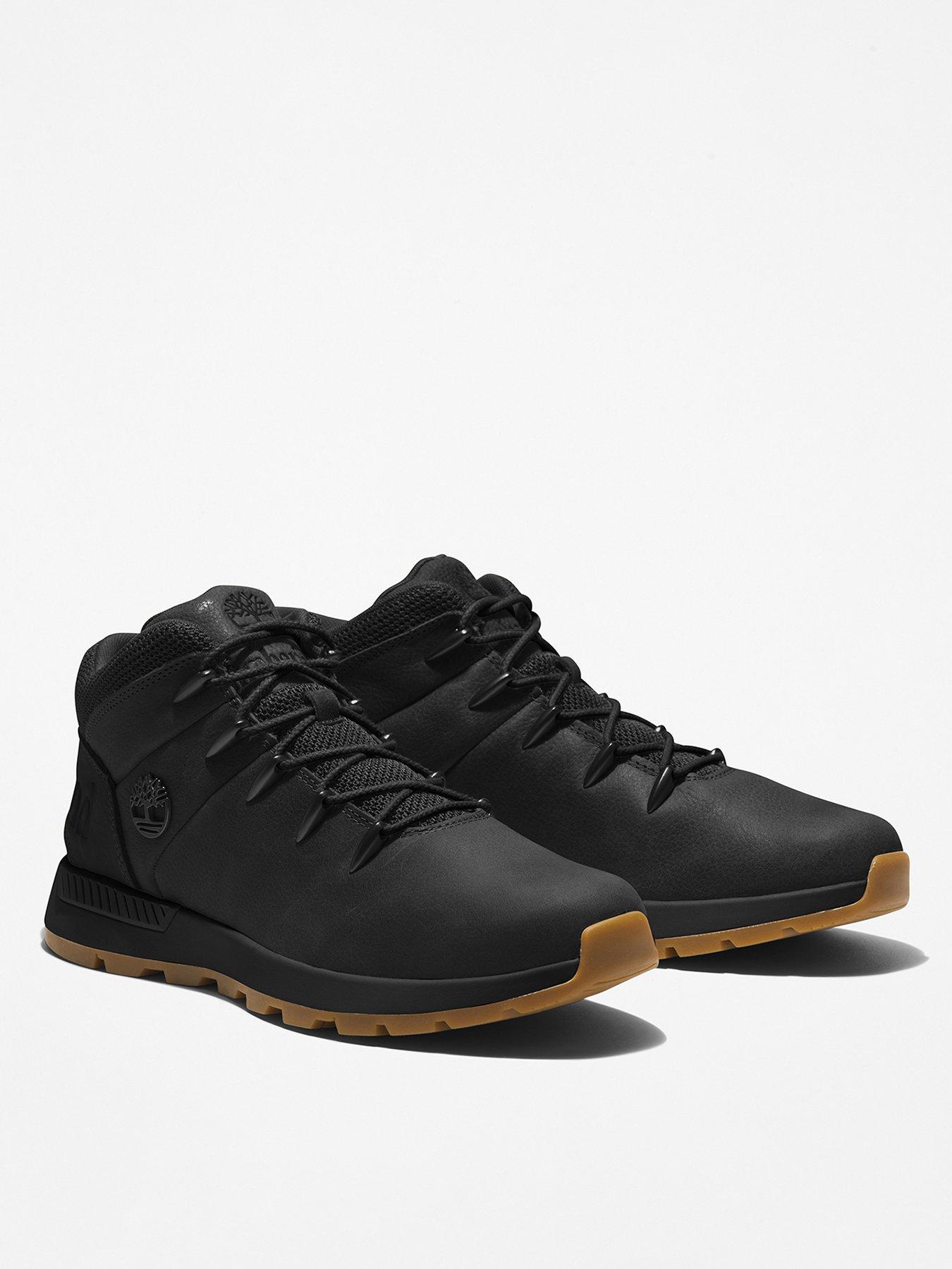 Image 2 of 7 of Timberland Sprint Trekker Mid Lace Up Boots- Black