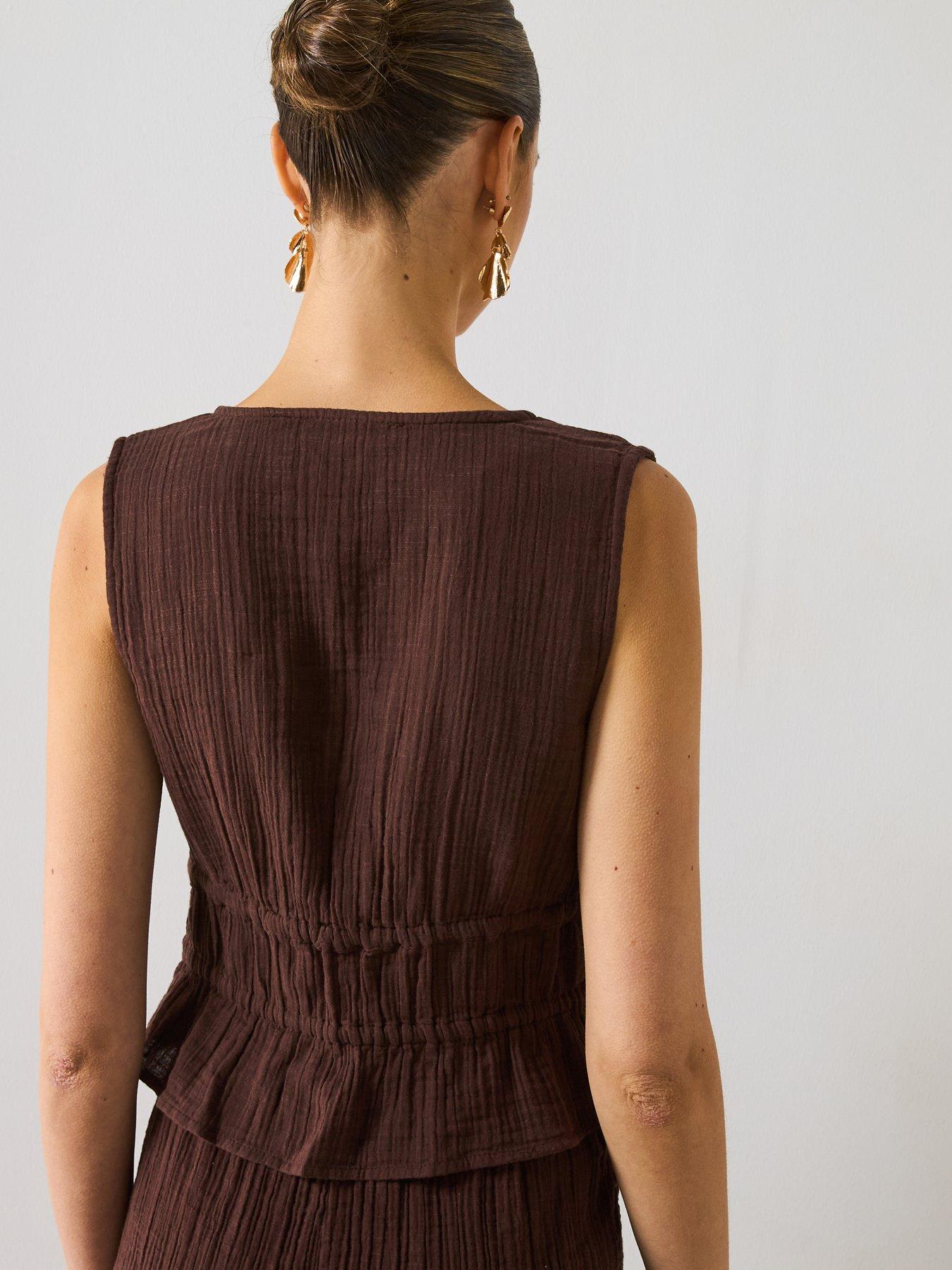 Image 2 of 6 of Mango Top Corfu - Dark Brown