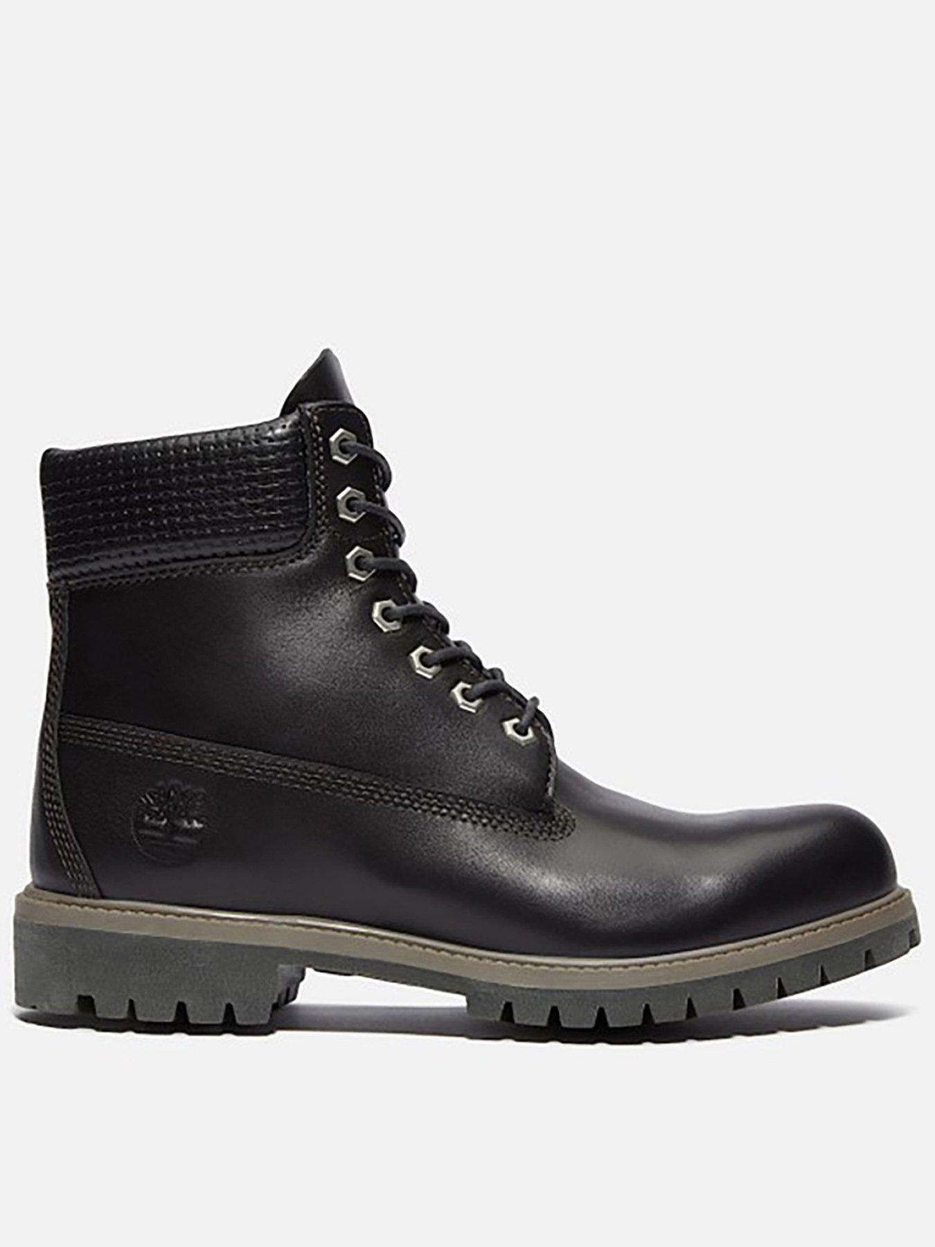 Timberland Premium 6Inch Waterproof Lace Up Boots- Black