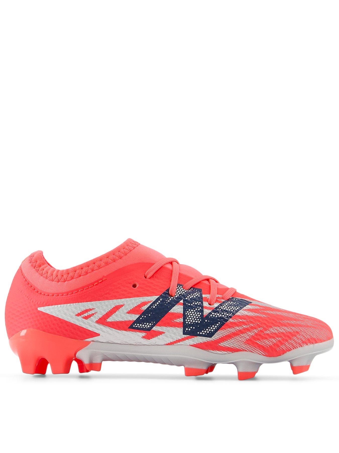 New Balance Junior Furon Team Firm Ground Football Boots - Red