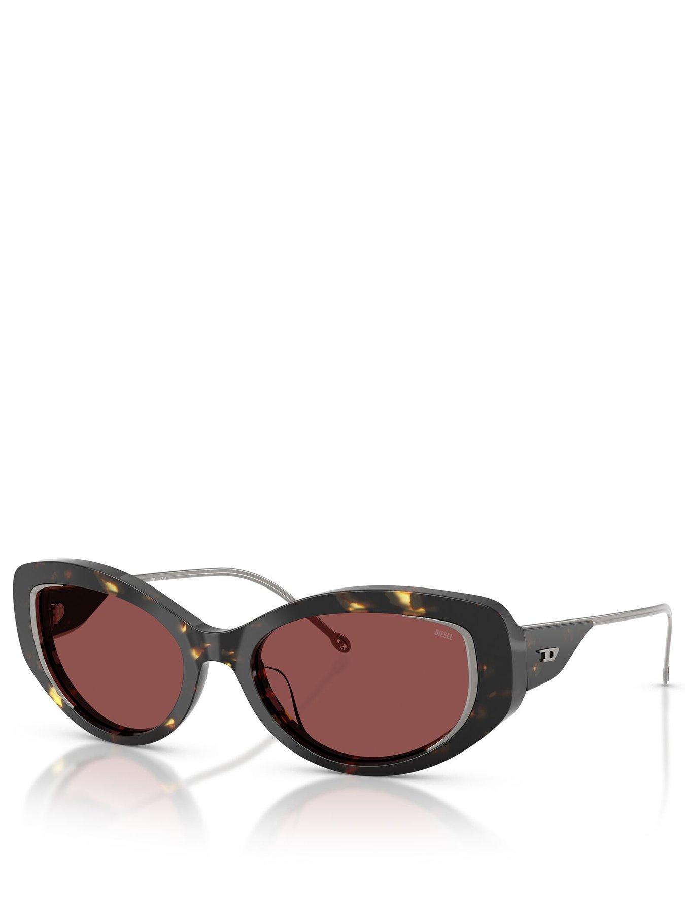 diesel-0dl2001mu-oval-sunglasses-brownfront