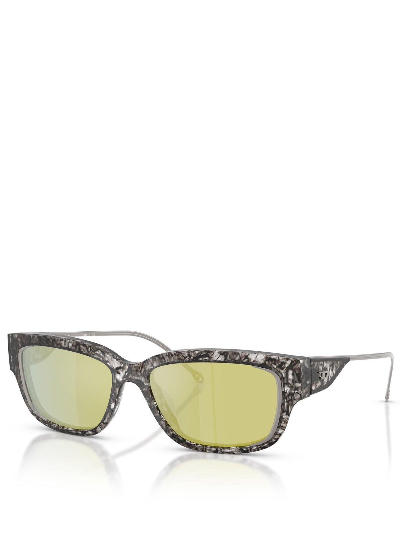 Image 1 of 4 of Diesel 0dl2002mu Rectangle Sunglasses