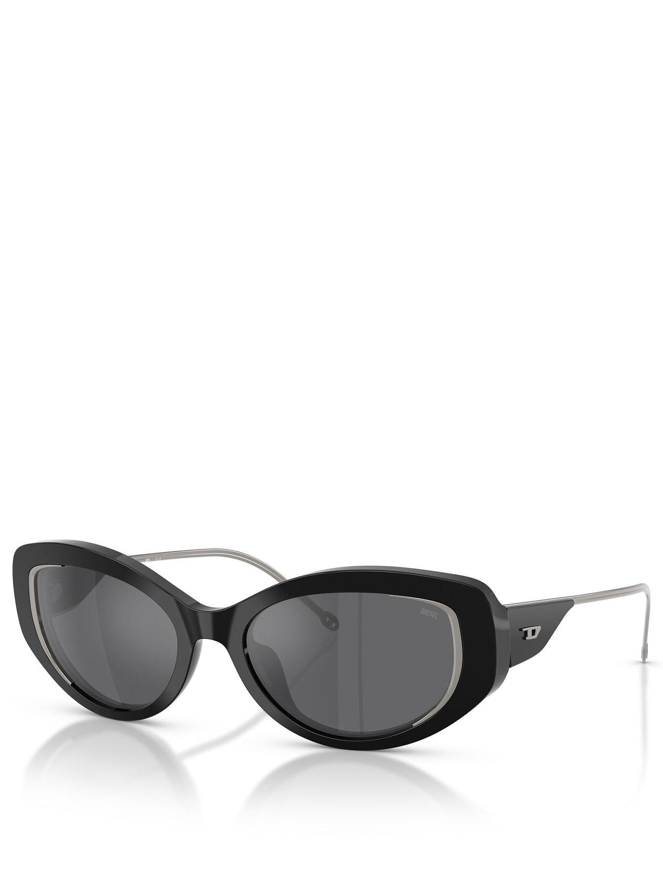 diesel-0dl2001mu-oval-sunglasses-blackfront