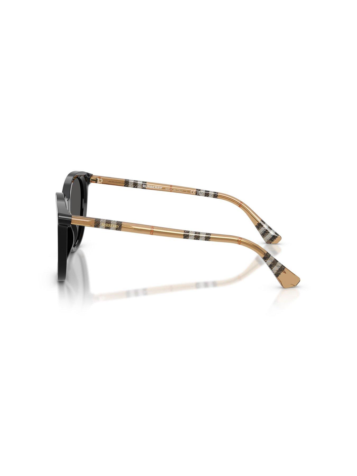 Image 2 of 4 of Burberry Phantos Sunglasses- Black