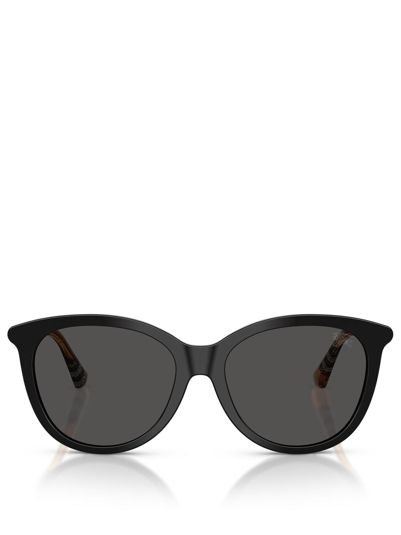 Image 3 of 4 of Burberry Phantos Sunglasses- Black