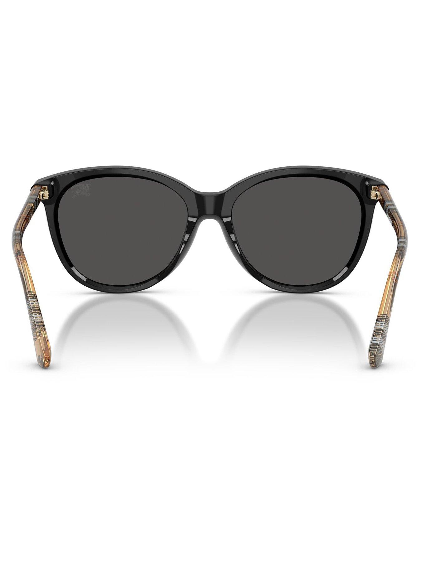 Image 4 of 4 of Burberry Phantos Sunglasses- Black