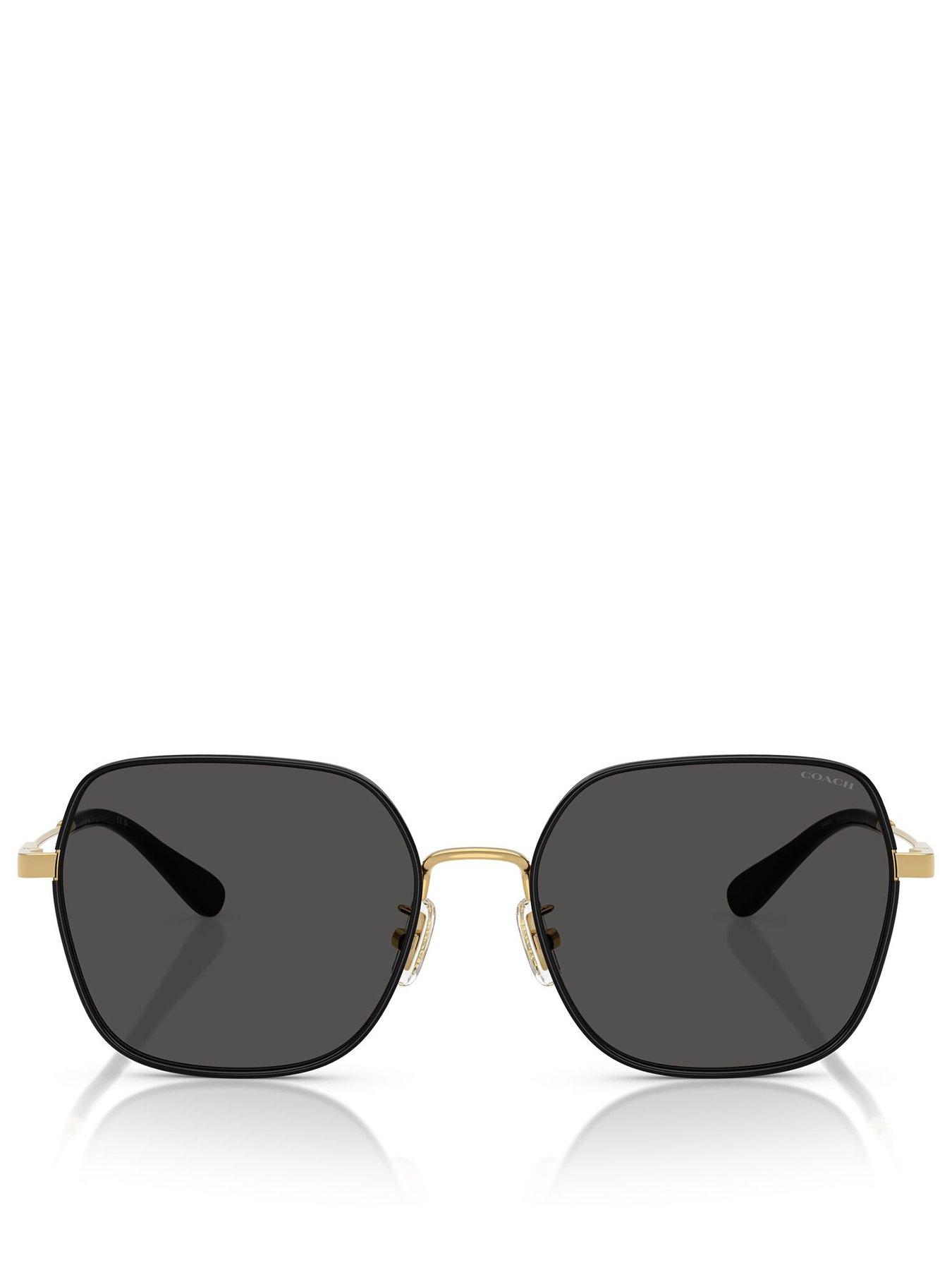 coach-irregular-sunglasses--black-lens-with-metal-gold-frameoutfit