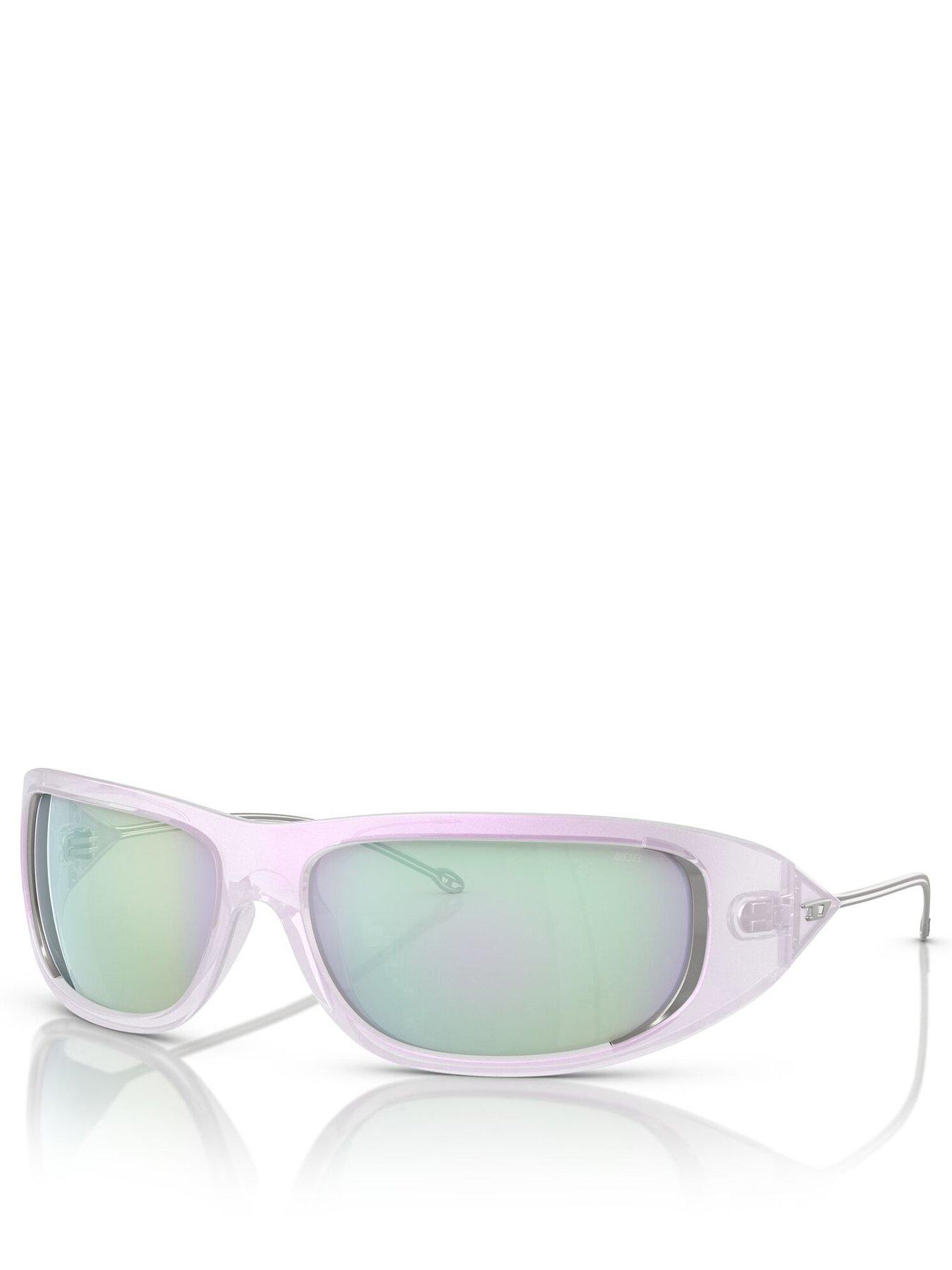 Diesel 0Dl3001 Oval Sunglasses - Clear