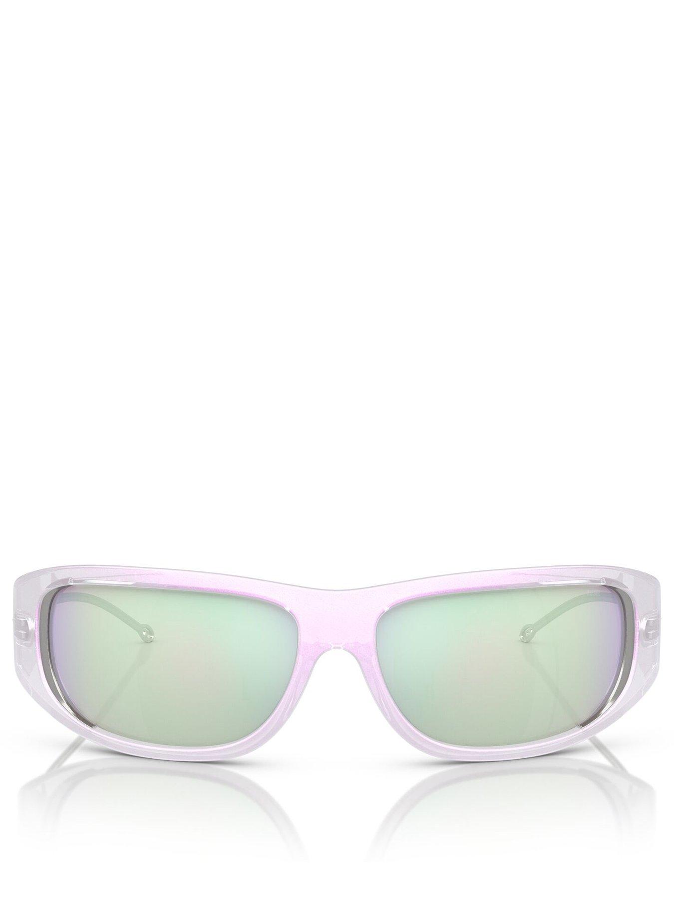 Image 3 of 4 of Diesel 0Dl3001 Oval Sunglasses - Clear