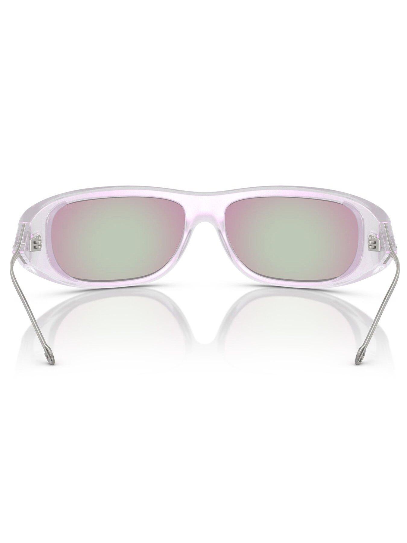 Image 4 of 4 of Diesel 0Dl3001 Oval Sunglasses - Clear