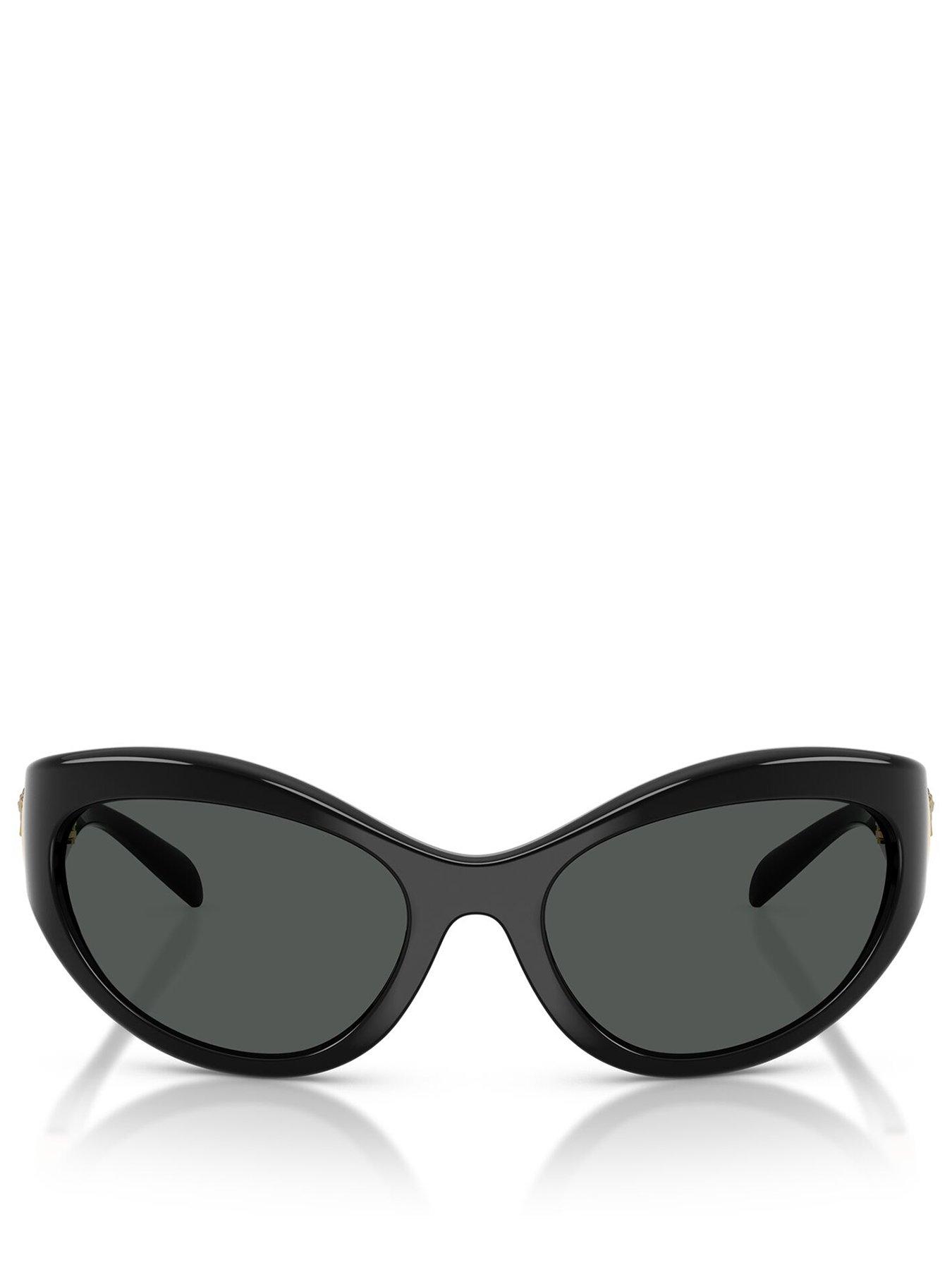 Image 3 of 4 of VERSACE 0Ve4485 Cat Eye Sunglasses - Black