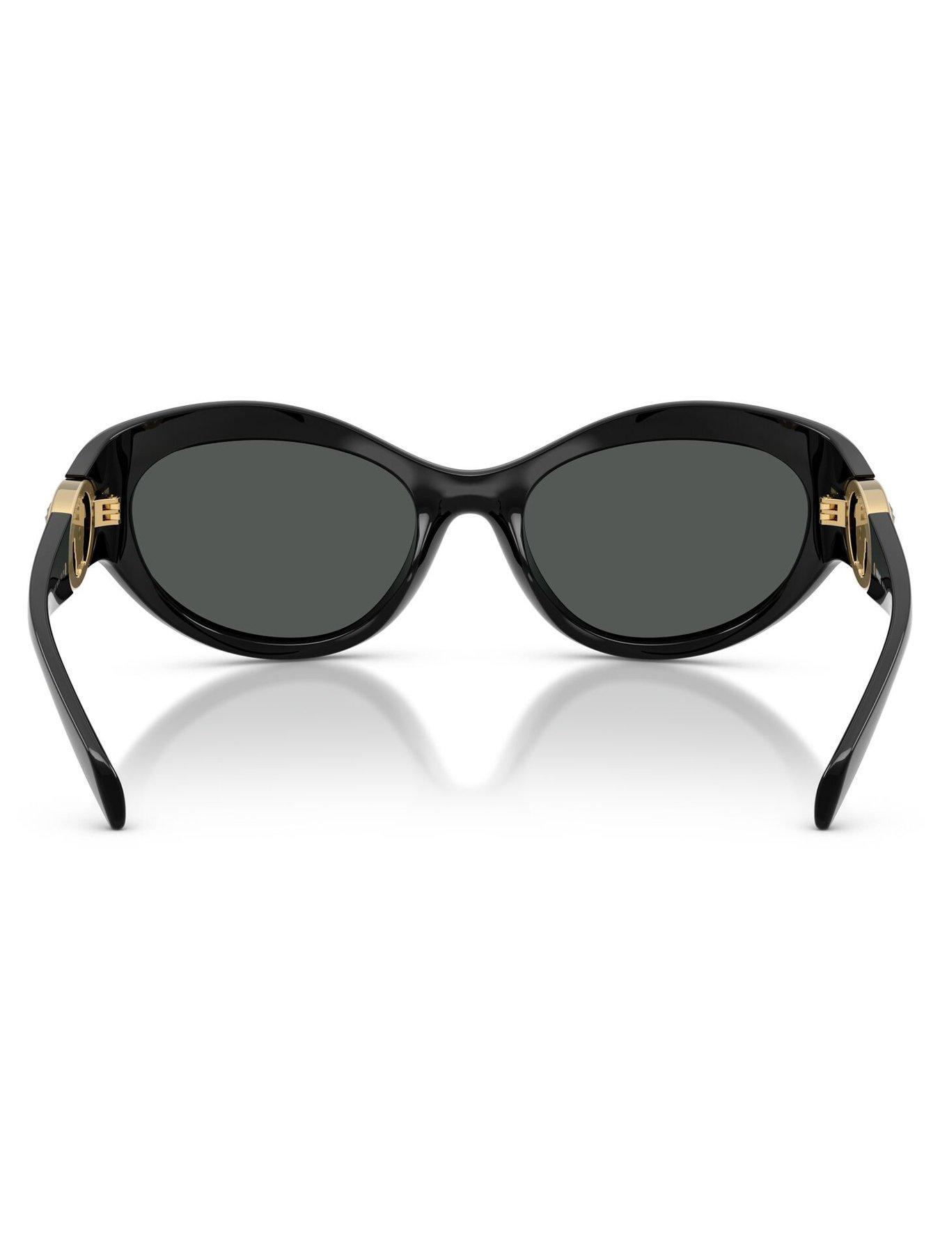 Image 4 of 4 of VERSACE 0Ve4485 Cat Eye Sunglasses - Black