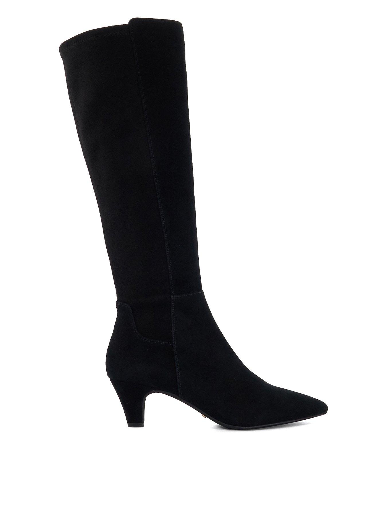 dune-london-sera-low-suede-knee-high-boots-black
