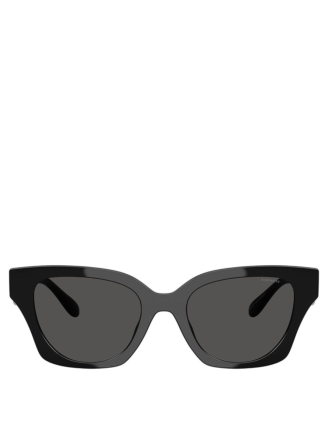 Image 3 of 4 of COACH 0hc8418u Butterfly Sunglasses - Black
