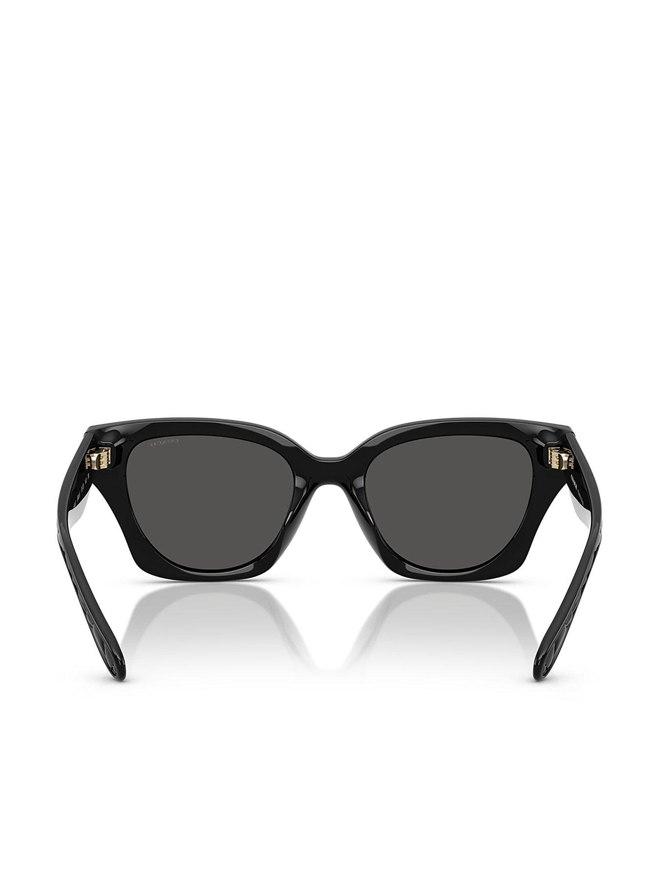 Image 4 of 4 of COACH 0hc8418u Butterfly Sunglasses - Black