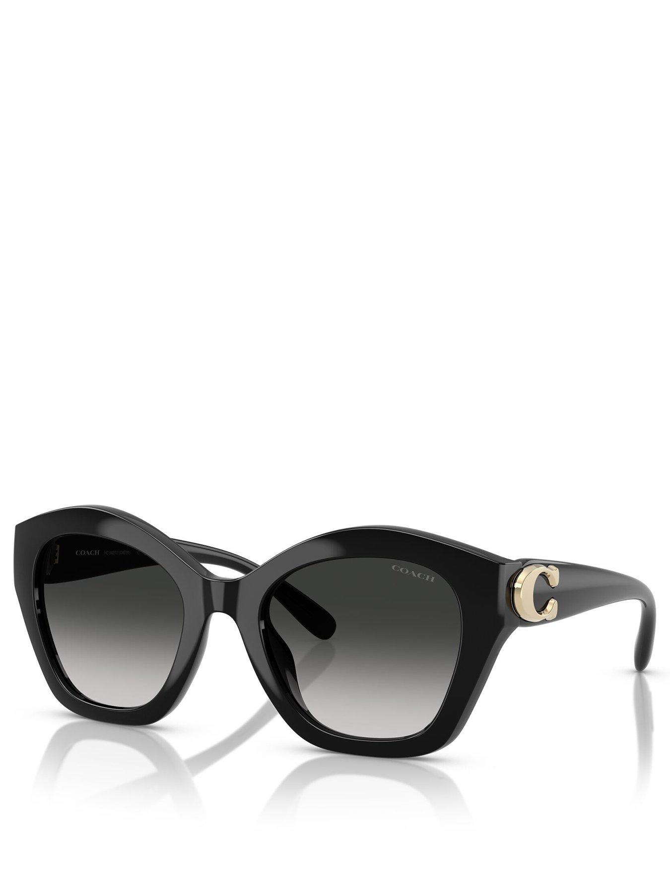 COACH 0Hc8421U Irregular Sunglasses - Black