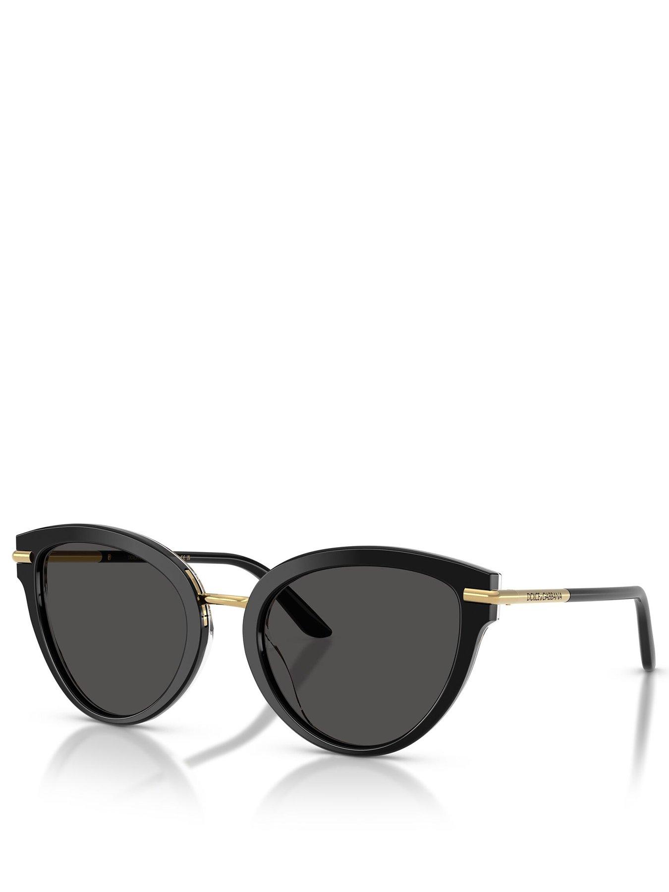 Image 1 of 4 of Dolce & Gabbana 0dg4492 Butterfly Sunglasses - Black