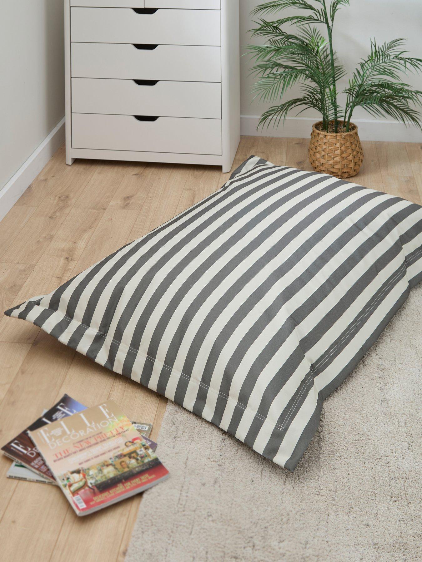 KAIKOO Kaikoo Indoor/outdoor Xl Floor Cushion- Khaki Grey