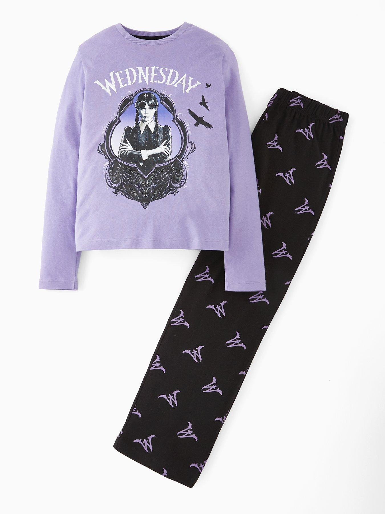 Wednesday Wednesday Long Sleeve Pyjamas - Purple