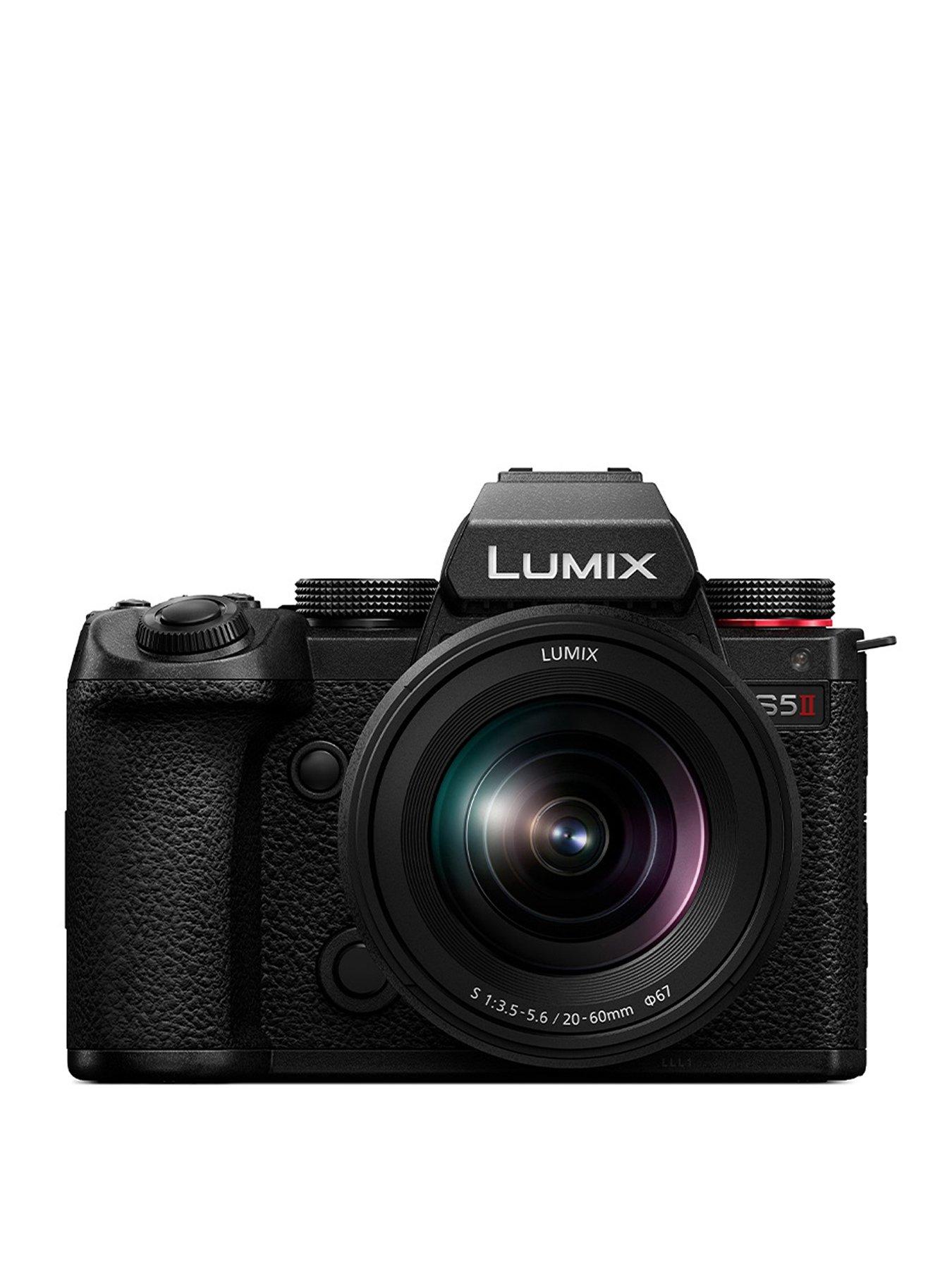 Image 1 of 7 of Panasonic Panasonic DC-S5M2 CSC Mirrorless Camera Black 4K 25MP 3.0LCD - Camera + Twin Lens