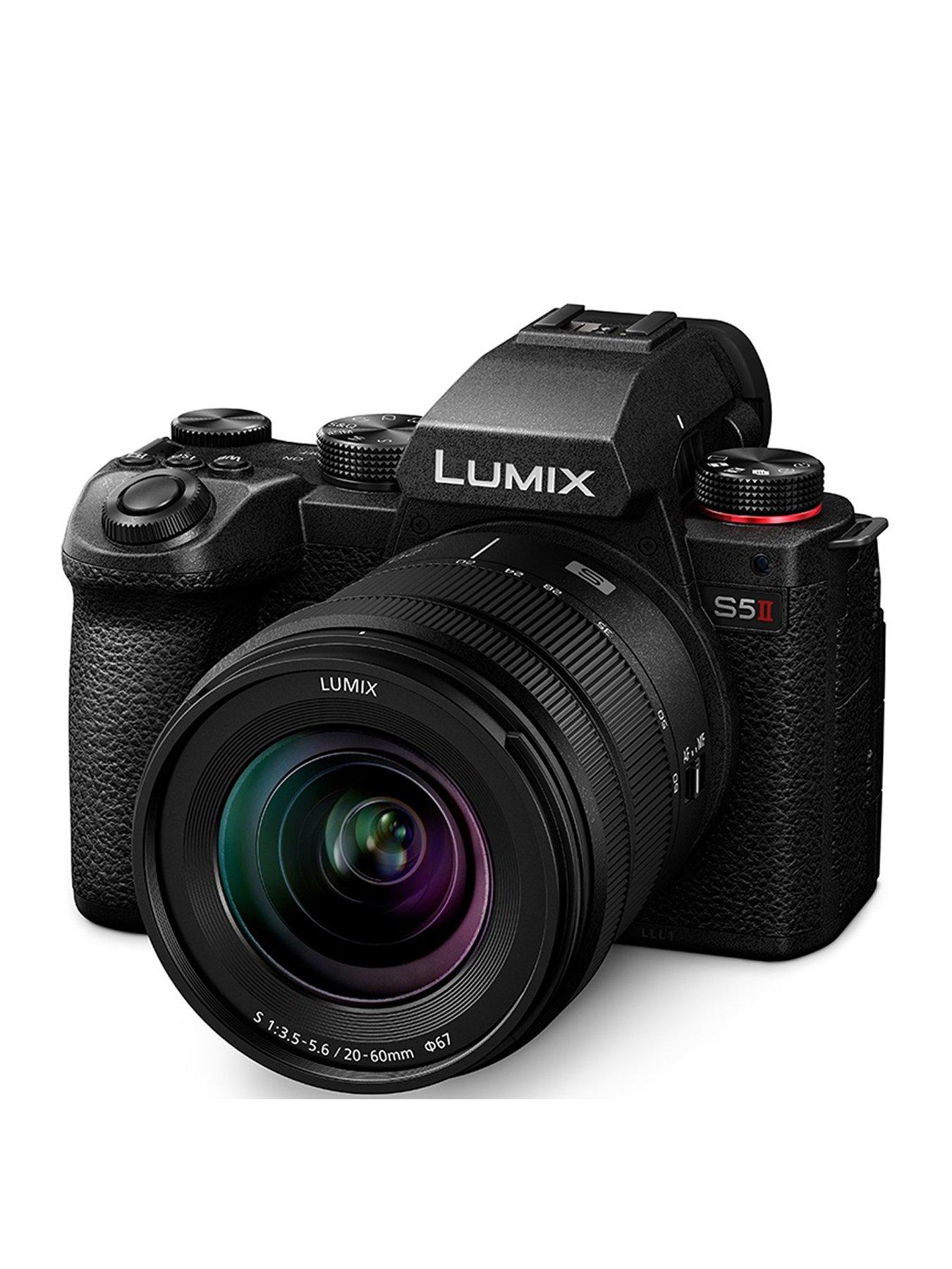 Image 2 of 7 of Panasonic Panasonic DC-S5M2 CSC Mirrorless Camera Black 4K 25MP 3.0LCD - Camera + Twin Lens