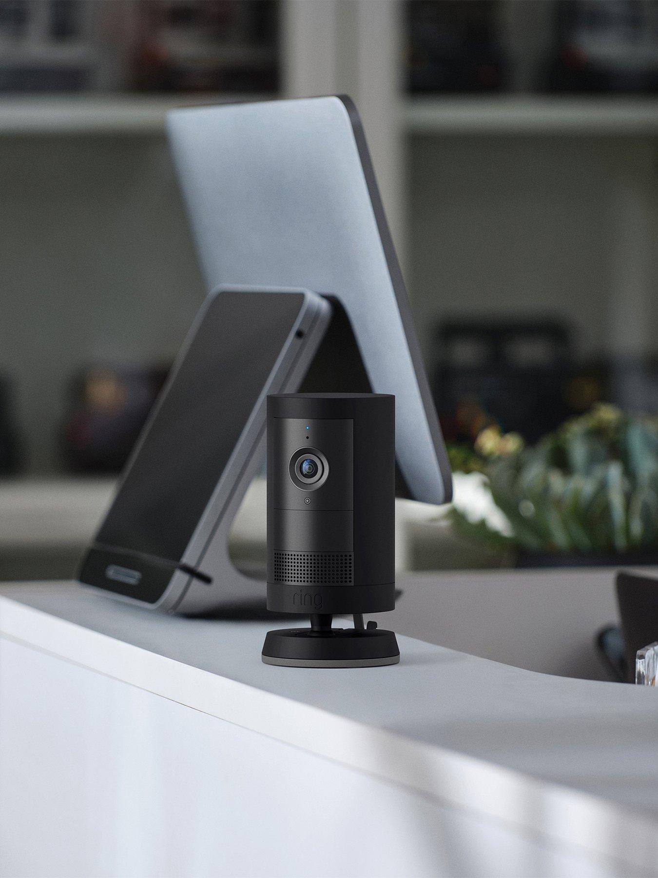 Image 4 of 7 of RING Ring Outdoor Camera Plus Plug-in with 2k Video Smart Camera - Black