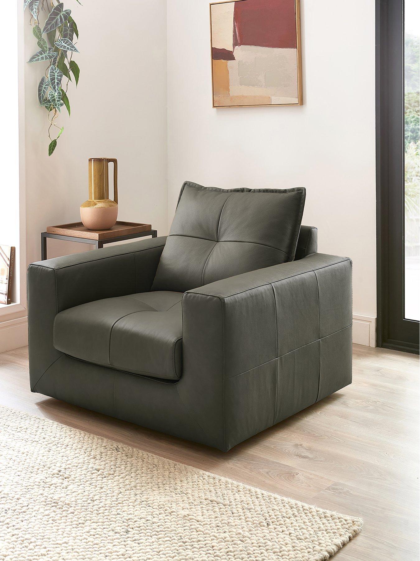 The Very Collection Tribeca Italian Leather Armchair