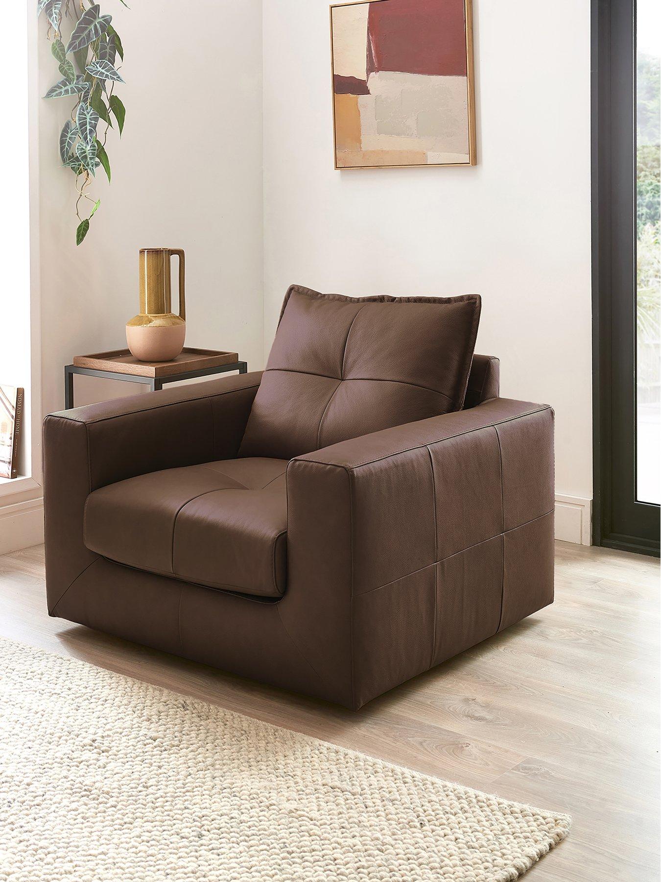 The Very Collection Tribeca Italian Leather Armchair