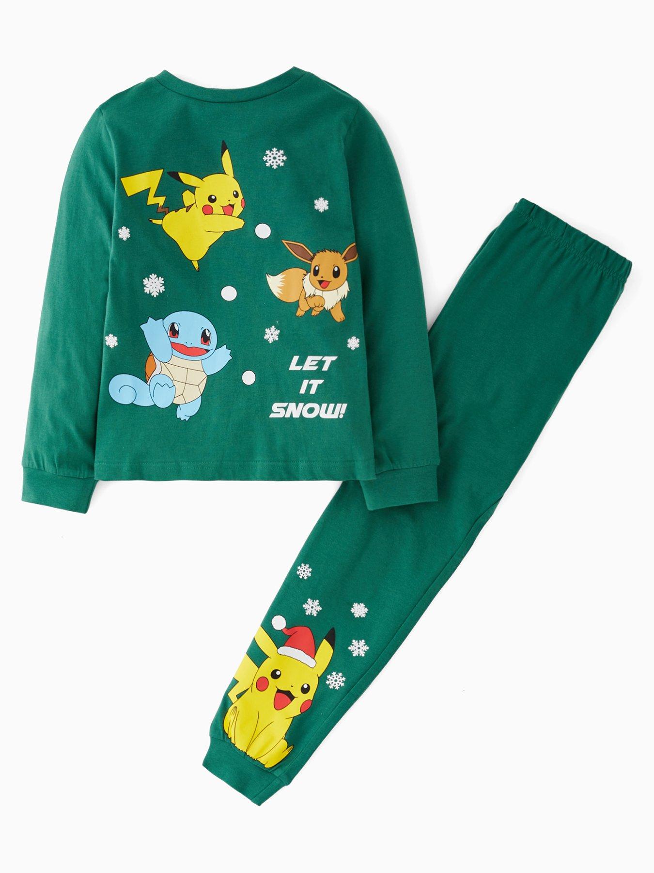 Pokemon Pokemon Long Sleeve Christmas Pyjama Set - Green