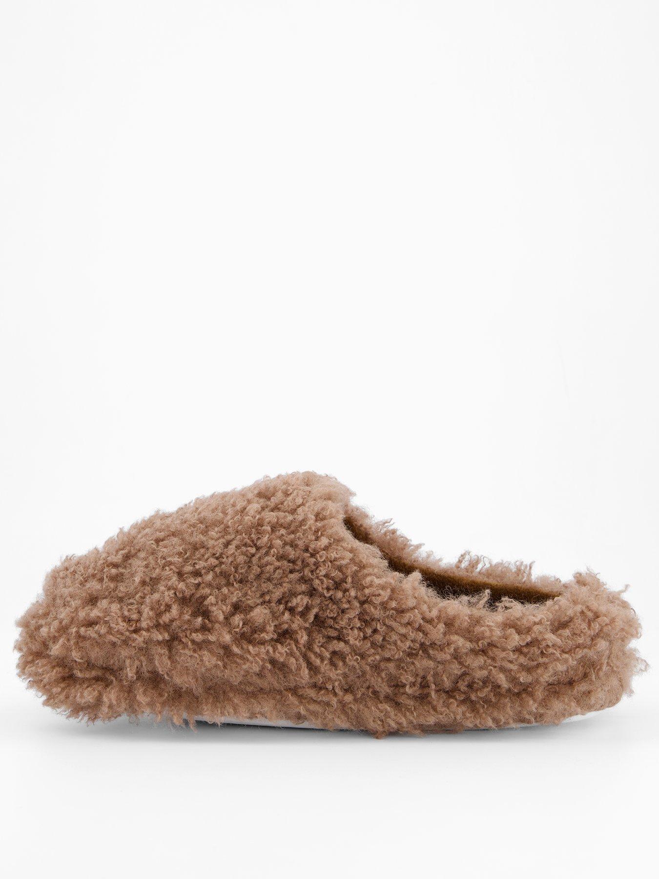 Loungeable Cosy Mule Slipper - Taupe