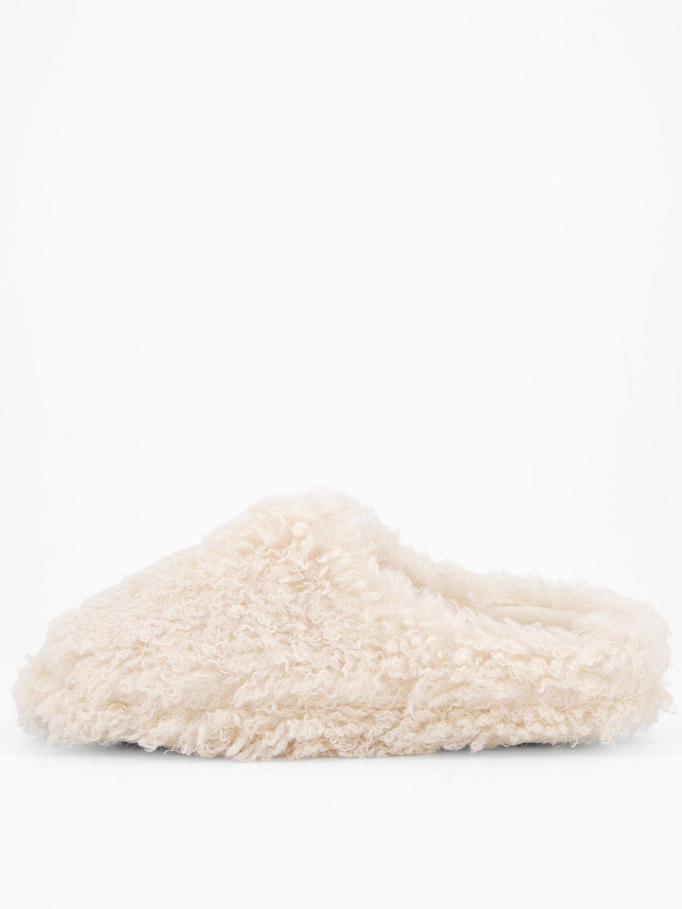 loungeable-cosy-mule-slipper-creamfront
