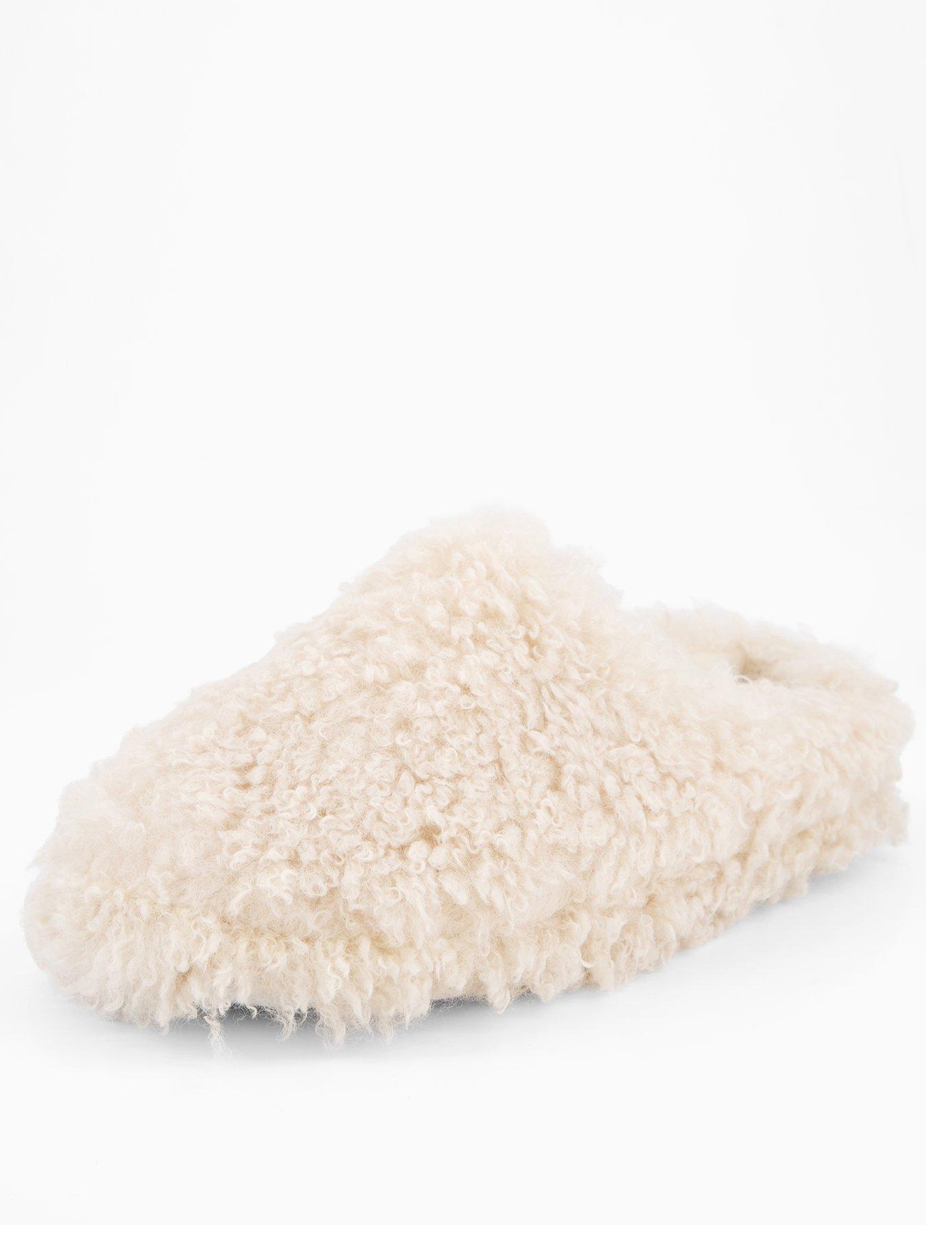 loungeable-cosy-mule-slipper-creamstillFront