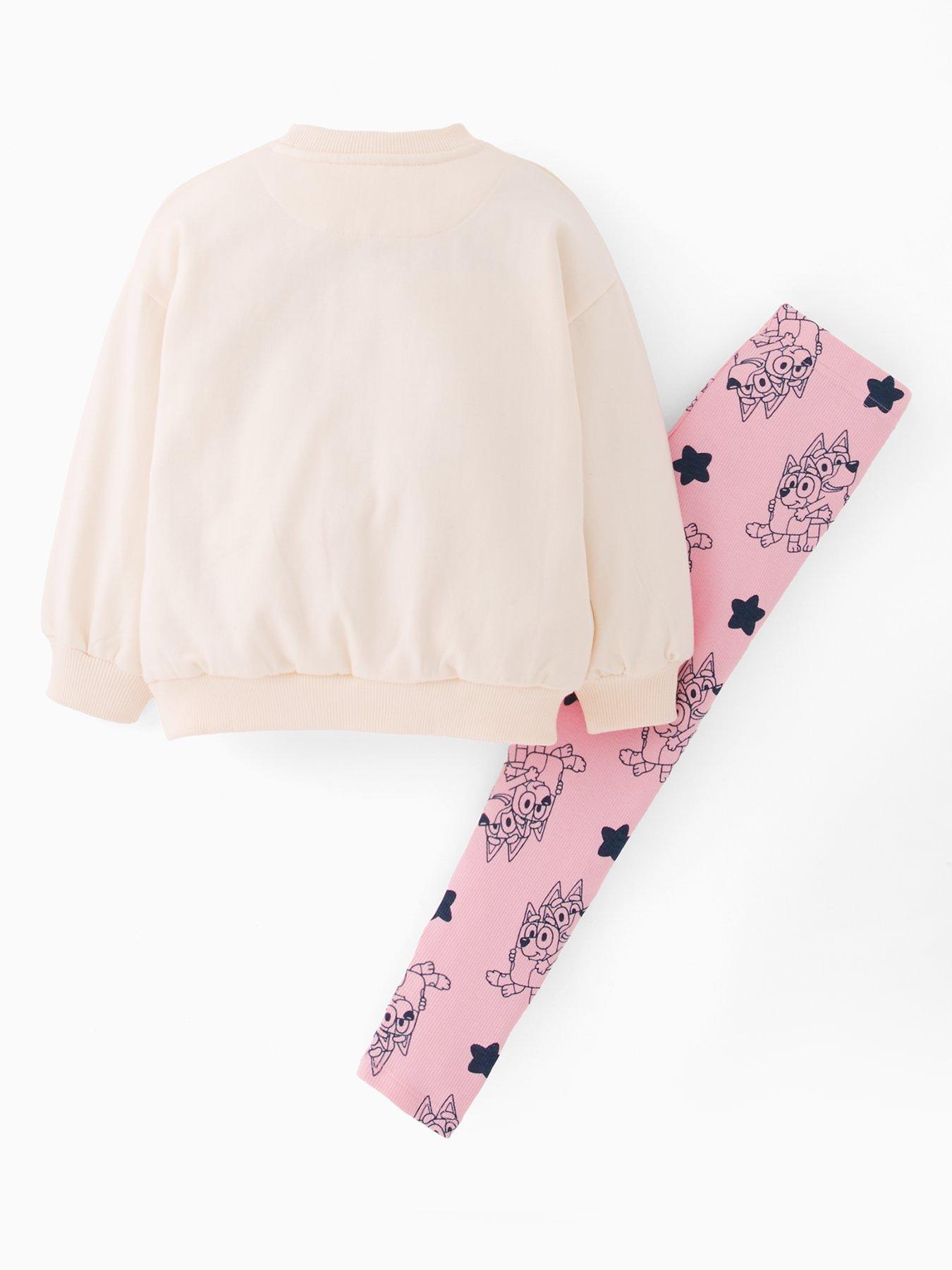 Image 2 of 4 of Bluey Bluey And Bingo Leggings Sweat Set - Cream