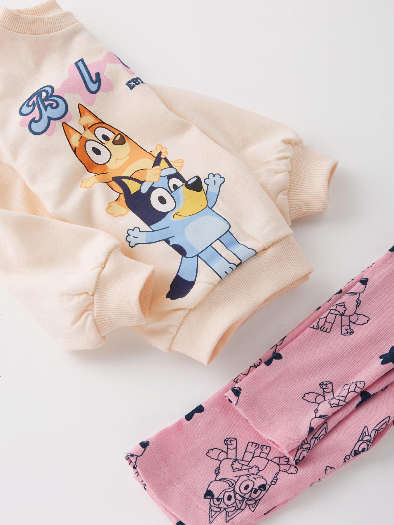 Image 4 of 4 of Bluey Bluey And Bingo Leggings Sweat Set - Cream