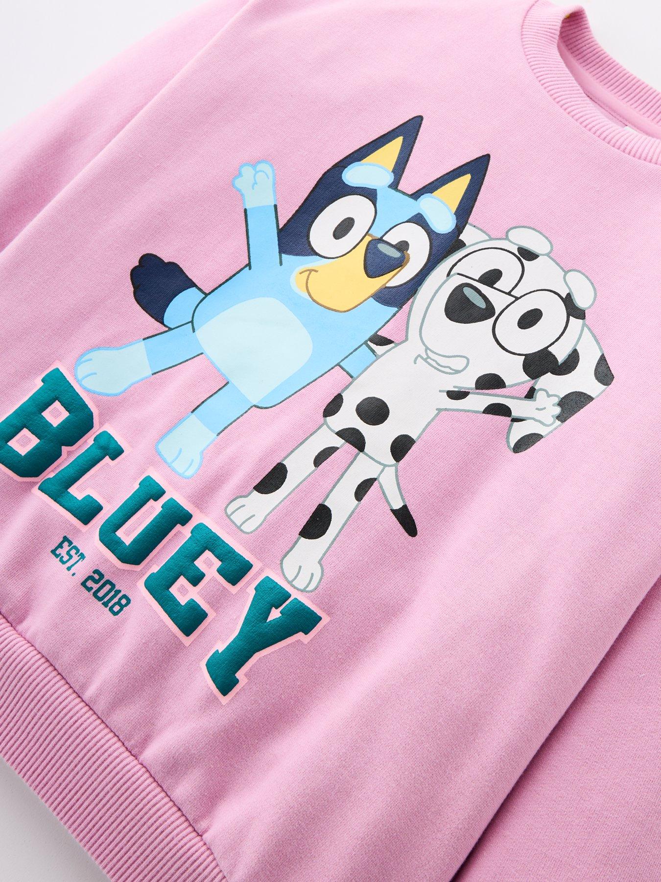 Image 3 of 6 of Bluey Bluey B Athleisure Sweatshirt - Pink